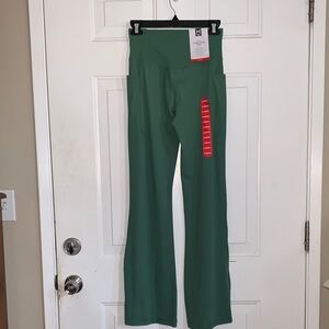 Marika Flare Yoga Pants in Forest Green